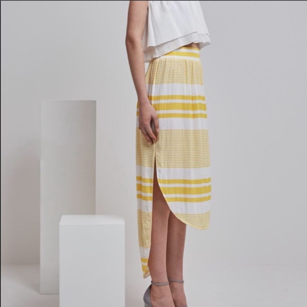 FINDERS KEEPERS Mason Skirt Aspen Gold Stripe